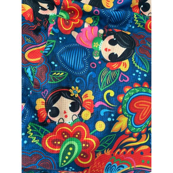 Bright and Vibrant Mexican Ay Guey Oversized Hood Hoodie Size Small EUC - Picture 5 of 6